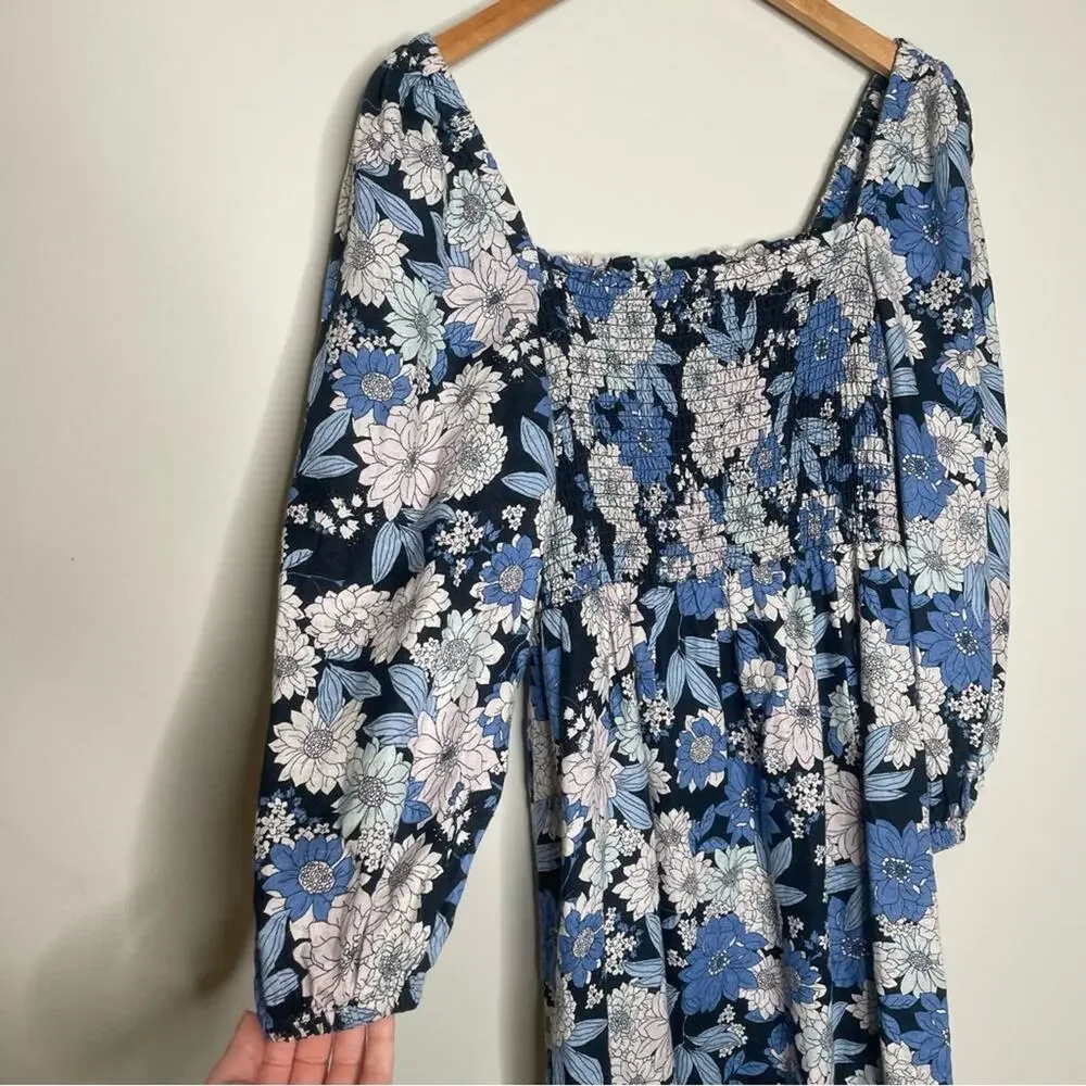 J. Crew Linen Daydream Dress in Zinnia Floral M